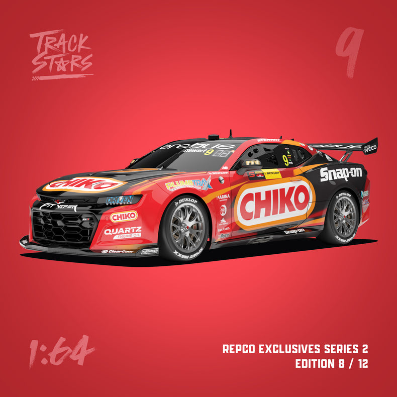 1:64 Erebus Motorsport #9 Chevrolet Camaro ZL1 Supercar - 2026 Sydney 500 - Jobe Stewart