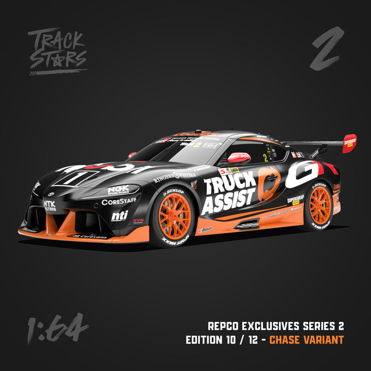 1:64 Mobil 1 Truck Assist Racing #2 Toyota GR Supra Supercar - 2026 Taupō Super 440 Race Winner - Ryan Wood