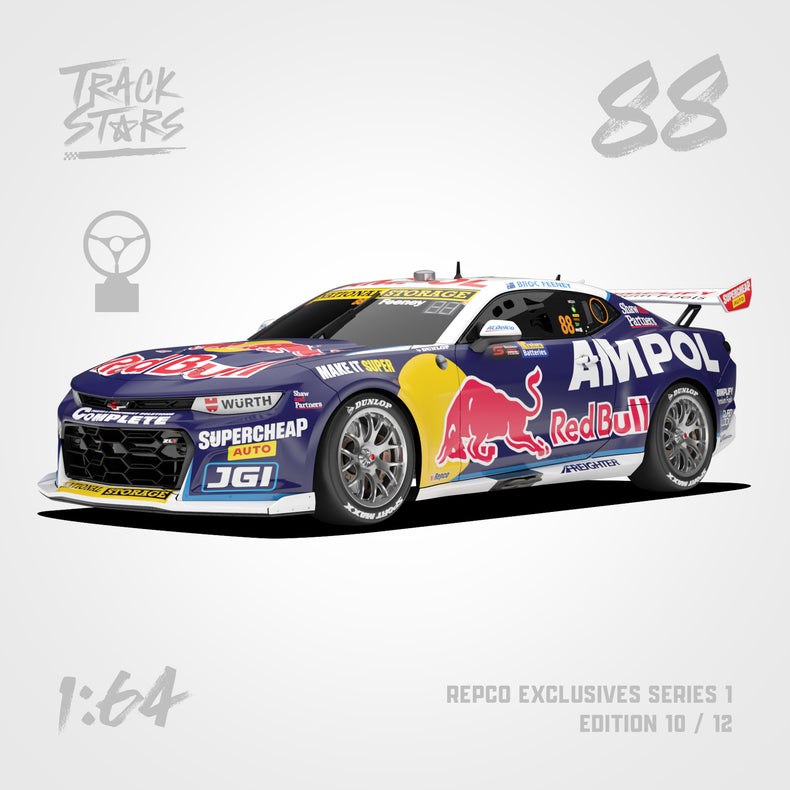 1:64 Red Bull Ampol Racing #88 Chevrolet Camaro ZL1 Supercar - 2025 Repco Sprint Cup Champion - Broc Feeney