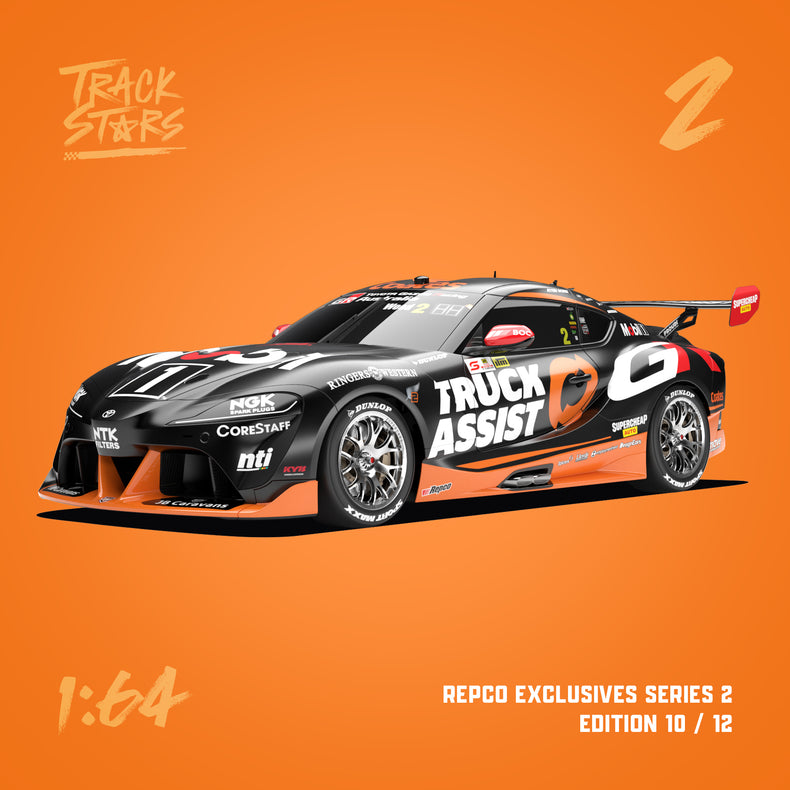 1:64 Mobil 1 Truck Assist Racing #2 Toyota GR Supra Supercar - 2026 Taupō Super 440 Race Winner - Ryan Wood